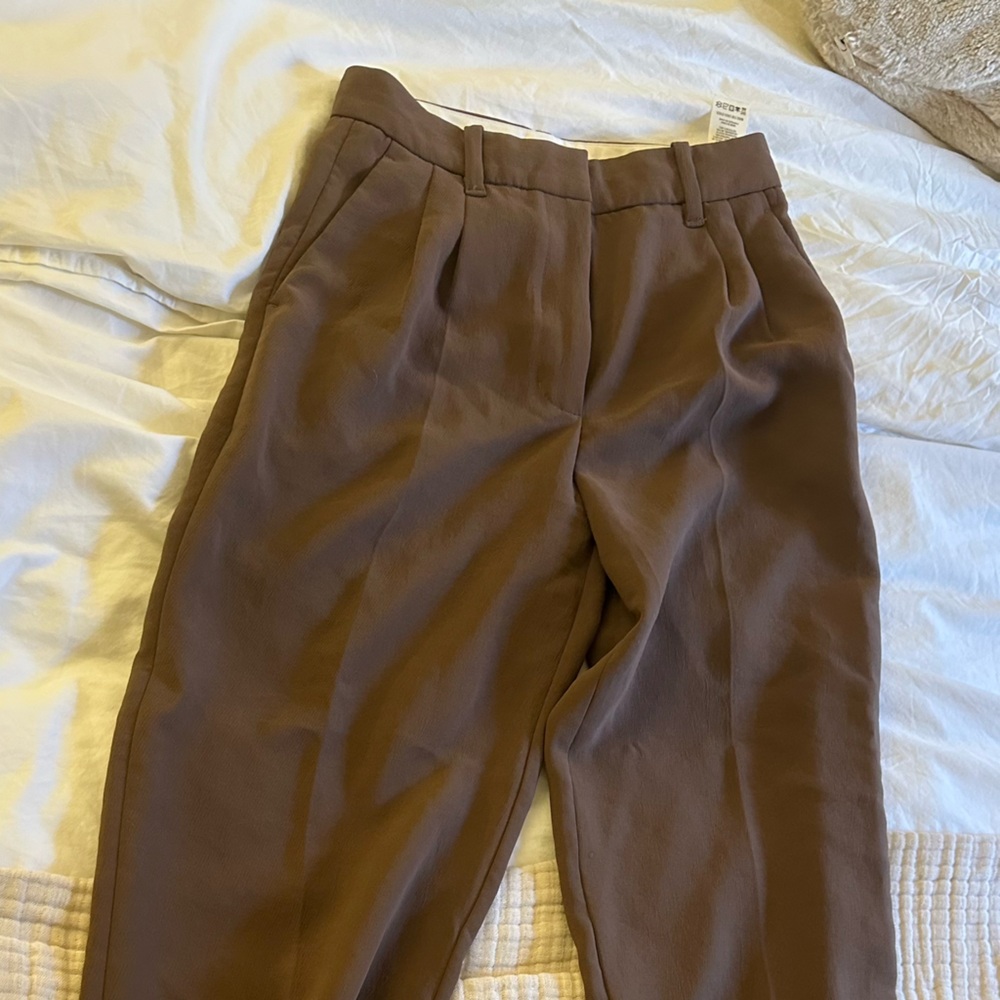 Wilfred Cream and Brown Pants